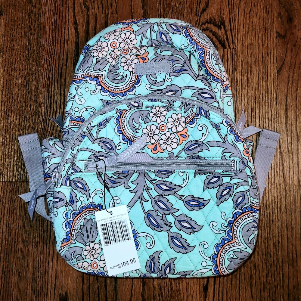 NWT $109 Vera Bradley Essential Compact Backpack